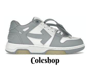 OFF-WHITE Out Of Office Low Tops Grey White OMIA189S22LEA0010109