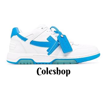 OFF-WHITE Out Of Office Low White Blue OMIA189F22LEA0020145