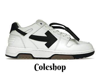 OFF-WHITE Out Of Office 30 MM Low Tops Black White Blue OMIA189C99LEA0040110