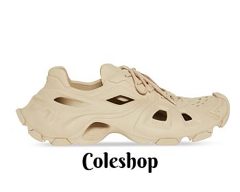 BALENCIAGA HD LACE-UP SNEAKER IN NUDE 702416W3CES9300