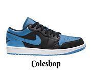 Air Jordan 1 Low University Blue 553558-041 - 1