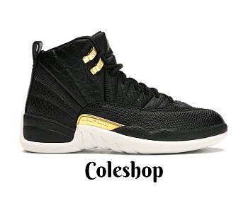Air Jordan 12 Retro Black Metallic Gold White AO6068-007