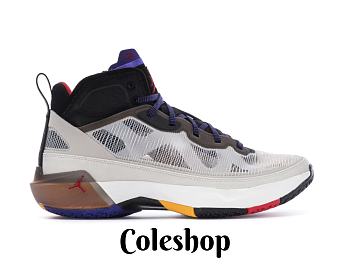 Air Jordan 37 Light Bone Dark Concord DD6958-060
