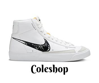 Nike Blazer Mid 77 Sketch White Black CW7580-101