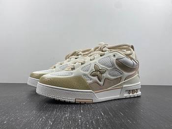 Louis Vuitton Skate Sneaker Beige White 1AARQH