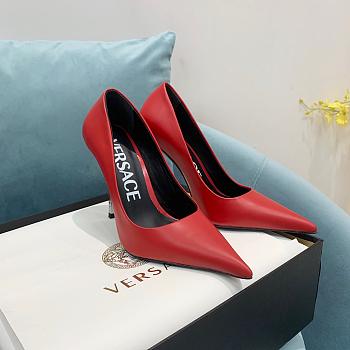 Versace Pin-Point Pumps Red