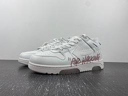 OFF-WHITE Out Of Office For Walking White Pink (Women's) OWIA259F22LEA0020130