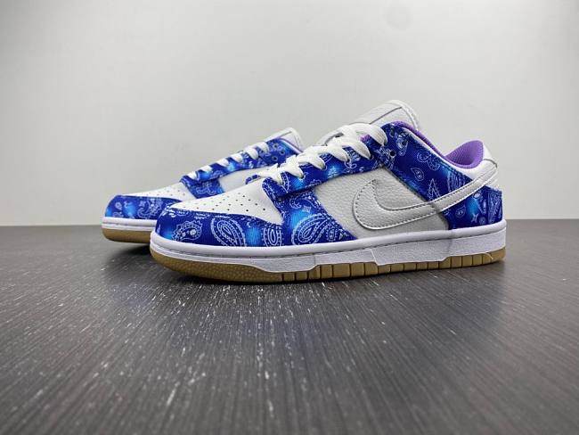 Nike SB Dunk Low White Navy Blue Purple CT5053-041 - 1