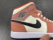 Air Jordan 1 Mid SE Orange Suede DV1336-800 - 5