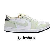Air Jordan 1 Retro Low White Ghost Green Black DM7837-103 - 1