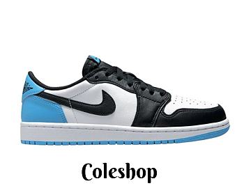 Air Jordan 1 Retro Low OG Black Dark Powder Blue CZ0790-104