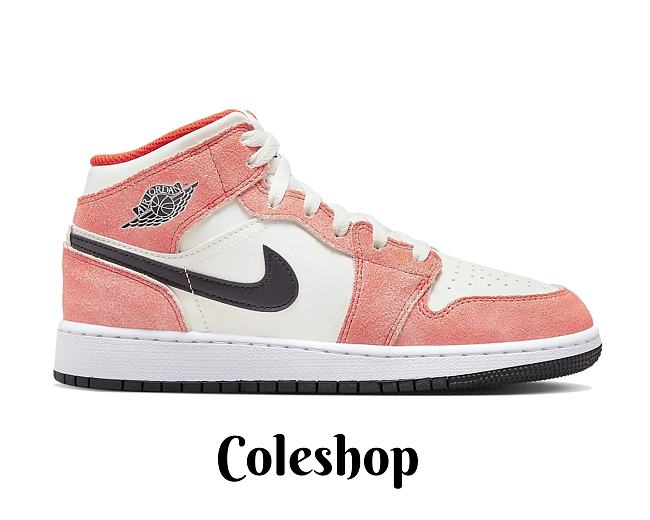 Air Jordan 1 Mid SE Orange Suede DV1336-800 - 1