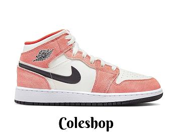 Air Jordan 1 Mid SE Orange Suede DV1336-800