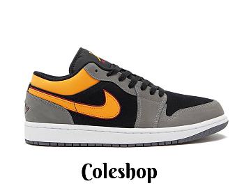 Air Jordan 1 Low 'Black Grey Orange' FN7308-008