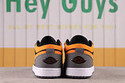 Air Jordan 1 Low 'Black Grey Orange' FN7308-008 - 3