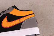 Air Jordan 1 Low 'Black Grey Orange' FN7308-008 - 5