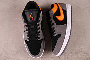 Air Jordan 1 Low 'Black Grey Orange' FN7308-008 - 4