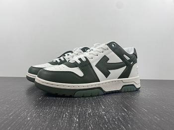OFF-WHITE Out Of Office OOO Low Tops Green