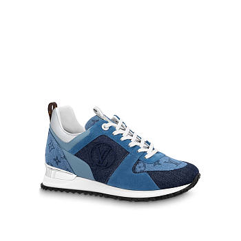 Louis Vuitton Run Away Sneaker Black Blue 1ABHO9