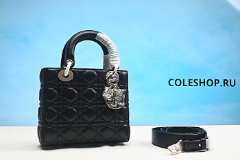 Lady Dior Black Cannage Lambskin