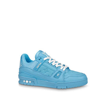 Louis Vuitton Trainer Sneaker Blue 1AARFU