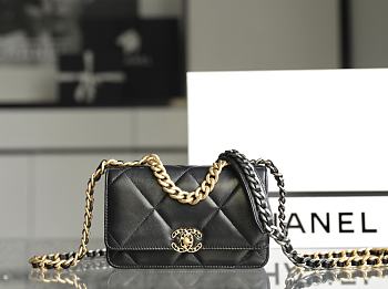 Chanel Should Bag Black 230818C Size12x19.5x3.5cm