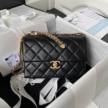 Chanel Should Bag Black AS3994A Size14x21x10cm