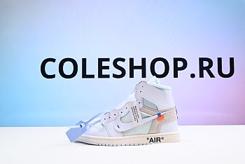 Air Jordan 1 Retro High Off-White White AQ0818-100