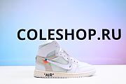 Air Jordan 1 Retro High Off-White White AQ0818-100 - 4