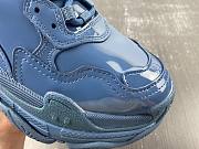 Balenciaga Triple S Rubber Sneaker Blue 734954 W2PAA 4000 - 3