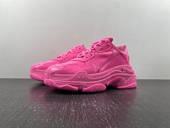 Balenciaga Triple S Rubber Sneaker Pink  734953 W2PAA 5000