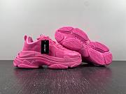 Balenciaga Triple S Rubber Sneaker Pink  734953 W2PAA 5000 - 4