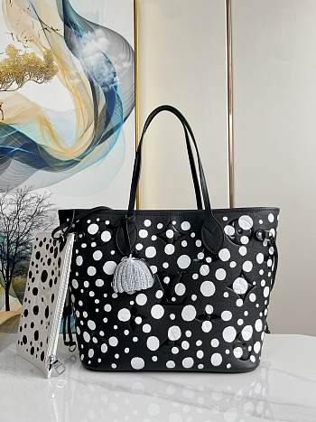 Louis Vuitton Neverfull Bag Black Spot 312814cm
