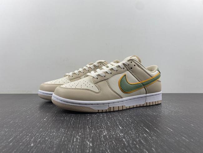 Nike Dunk Low Pale Ivory Oil Green FQ6869-131 - 1