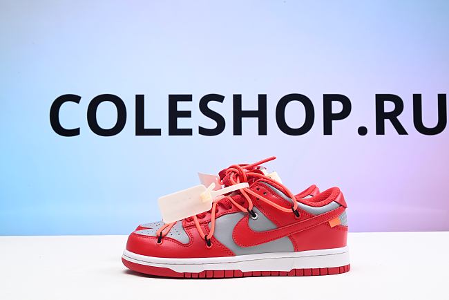 Nike Dunk Low Off-White University Red CT0856-600 - 1