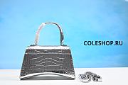 Balenciaga Bag Hourglass Silver  - 5