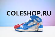 Air Jordan 1 Retro High Off-White University Blue AQ0818-148 - 1