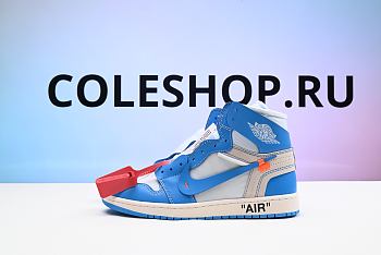 Air Jordan 1 Retro High Off-White University Blue AQ0818-148