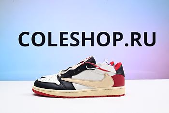 Air Jordan 1 Retro Low OG SP Travis Scott Black Red DM7866-166