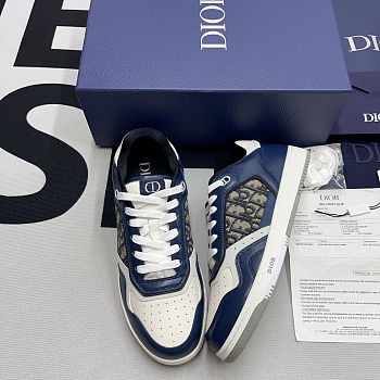 Dior B27 Low Blue Cream Dior Gray Beige Black Dior Oblique Jacquard