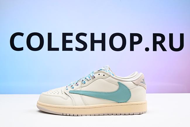 Air Jordan 1 Retro Low Travis Scott Green Toe DM7866-102 - 1