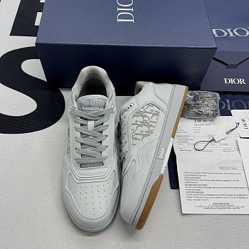 Dior B27 Low Gray Oblique Leather 3SN272ZIJ_H868