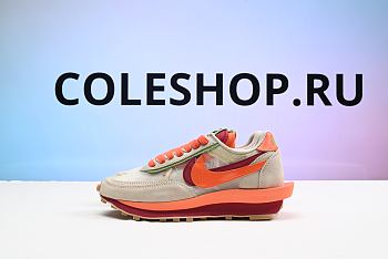 Nike LD Waffle sacai CLOT Kiss of Death Net Orange Blaze DH1347-100