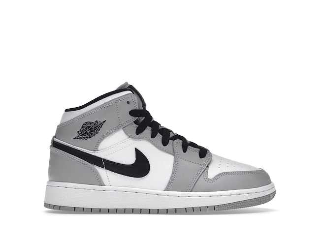 Air Jordan 1 Mid Light Smoke Grey 554725-092 - 1