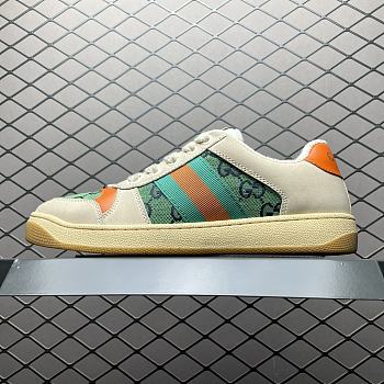 Gucci Screener GG sneaker Orange Green