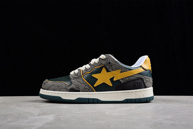 BAPE STA SK8 TO NIGO GREY YELLOW - 1