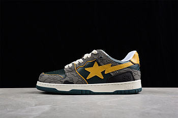 BAPE STA SK8 TO NIGO GREY YELLOW