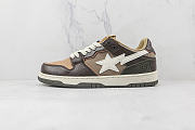 BAPE STA SK8 TO NIGO BROWN WHITE - 1