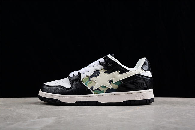 BAPE STA SK8 TO NIGO BLACK WHITE CAMOUFLAGE - 1