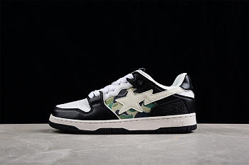 BAPE STA SK8 TO NIGO BLACK WHITE CAMOUFLAGE